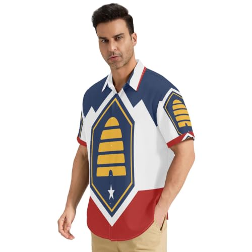 Chemise homme douce Utah boutons premium textile haute qualité S