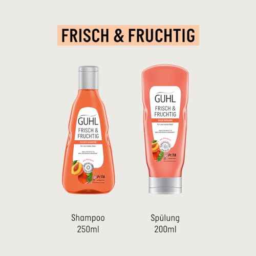 Guhl Frisch & Fruchtig Shampoo - Inhalt: 250 ml - Haartyp: normal