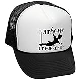 I'm SO Fly I Neverland - Retro Style Trucker Hat, Black, OSFA