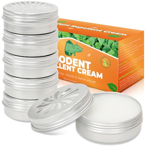 6 Pack Peppermint Mouse Repellent - Rat Repellents for Outdoor Car Engines Garages House, Rat...