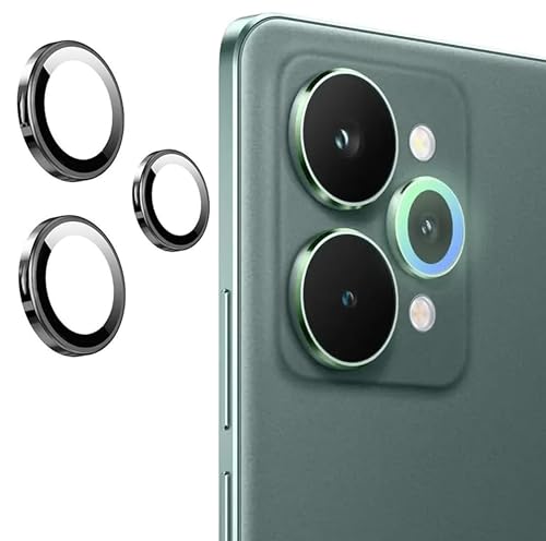 ZARALA Camera Lens Frame Glass for realme 15 Pro 5G, Black - Image 2