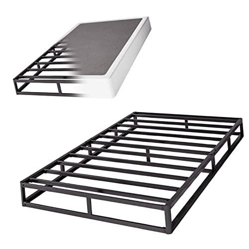 Aardhen 9 Inch High Profile Twin-Xl Box Spring Strong Metal Frame Mattress Foundation, Quiet Noise-Free,Easy Assembly, 3000Lbs Max Weight Capacity #TOP11