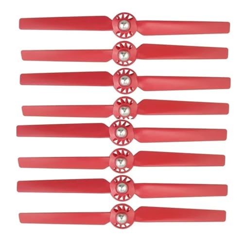 Hélice drone Q500M pales autobloquantes rouge : pièces de rechange 8pcs