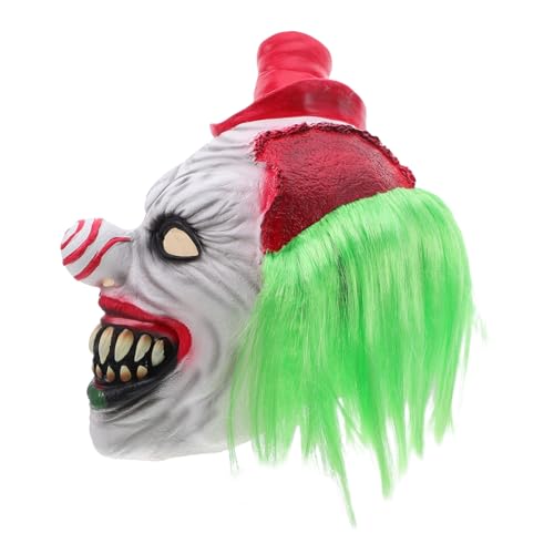 Masque de clown effrayant adulte en latex léger et confortable BESPORTBLE