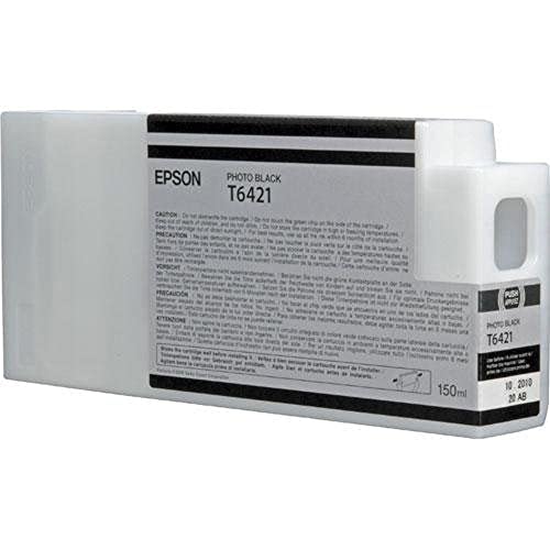 Epson T6421 Ultrachrome HDR Ink Cartridge for Stylus Pro 7900/9900, 150 ml (Photo Black)