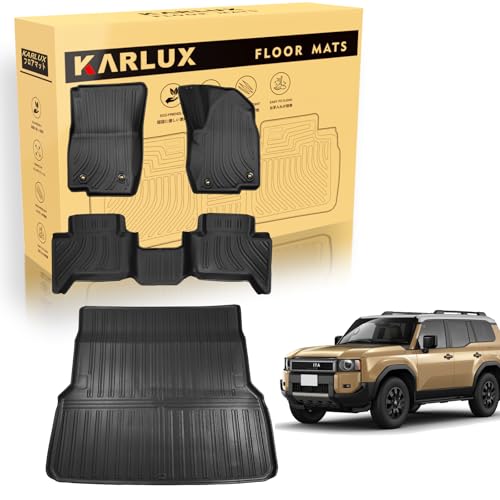 KARLUX �g���^ �����h�N���[�U�[ 250�n 5�l����p 3D�t���A�}�b�g+���Q�b�W�}�b�g, TPE�f��, �h���E�h���E�h��, 2024�N4��-���s (5�l���p-1~2��ڃt���A�}�b�g+�g�����N�}�b�g)