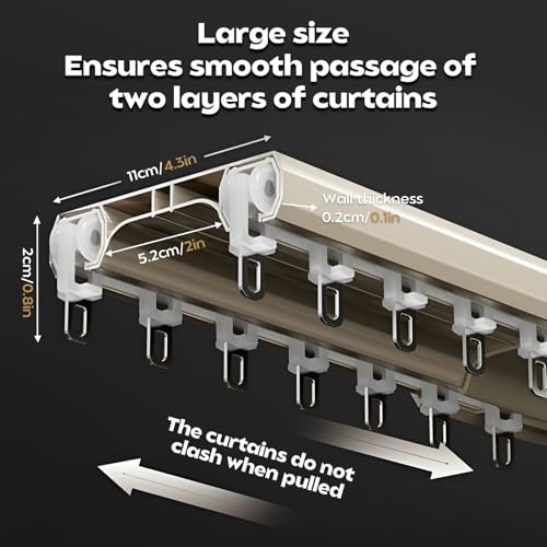 Système de rail double facile à installer pour douche d'angle 80 cm