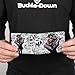 Buckle-Down mens Buckle-down Pu Bifold - Joker Brilliant-twisted-insane-mad Psycho Pose/Cards White/Grays Wallet, Multicolor, 4.0 x 3.5 US