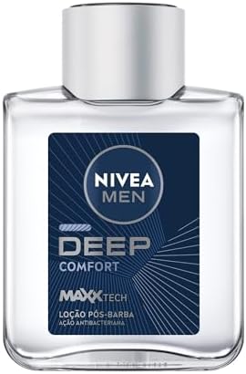 NIVEA MEN Loção Pós Barba Deep 100ml - Atua na recuperação da pel...