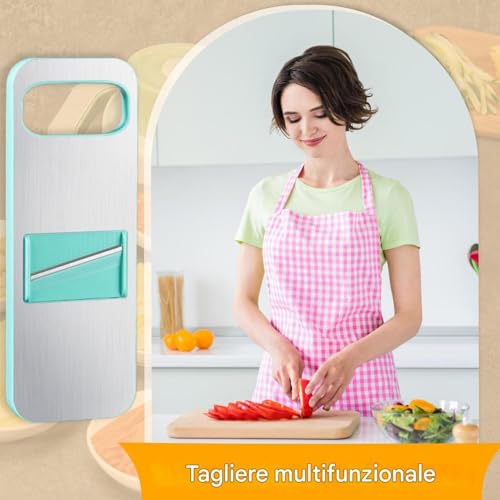 Râpe à ail et trancheuse de nourriture pour oignons et fromage - 3