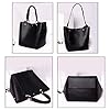 Pahajim Sac à Main pour Femme Sac Cabas Femme Grande Capacité PU Cuir Souple Tote Bag Imperméable pour le Travail, les Voyages et le Shopping #1