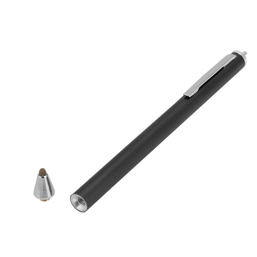 Lápiz Capacitivo, Lápiz óptico Compacto para Pantalla Táctil, Sensibilidad Inteligente para Pantallas Táctiles, Teléfonos Inteligentes, Tabletas, Teléfonos Móviles (Black)