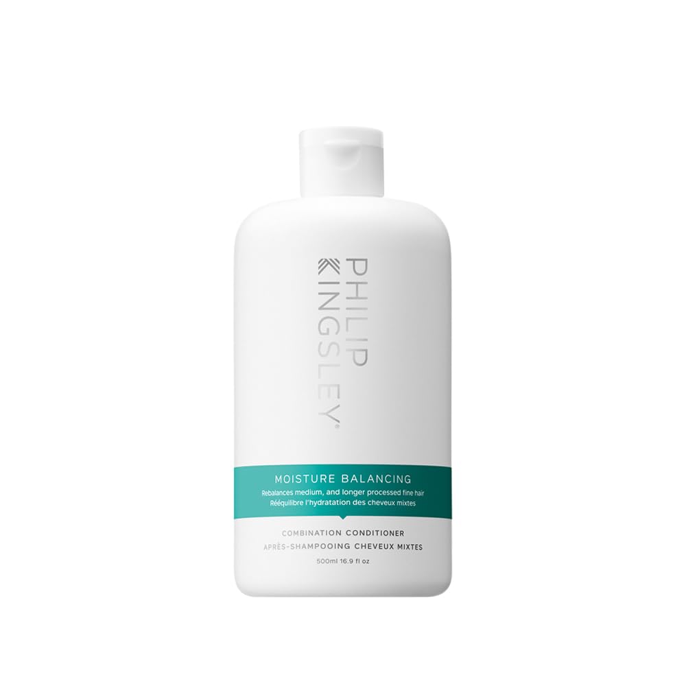 Philip Kingsley | Moisture Balancing Combination Conditioner | Restore Your Hair's Shine, Softness and Hydration | Nourishing Hydration and Moisturizing for Dry Hair | 500ml