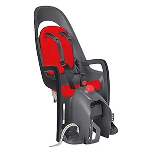 Hamax Caress Rear Child Bike Seat – Rack Mount, Ultra-Shock Absorbing, Adjustable to Fit Kids (Baby Through Toddler) 9…