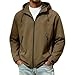 DUHGBNE Giacca Leggera Giacca Primaverile Uomo Giubbino Primaverile Uomo Giubbotto Leggero Lunga Maniche con Zip Sportiva e Tasche Giubbini Primaverili