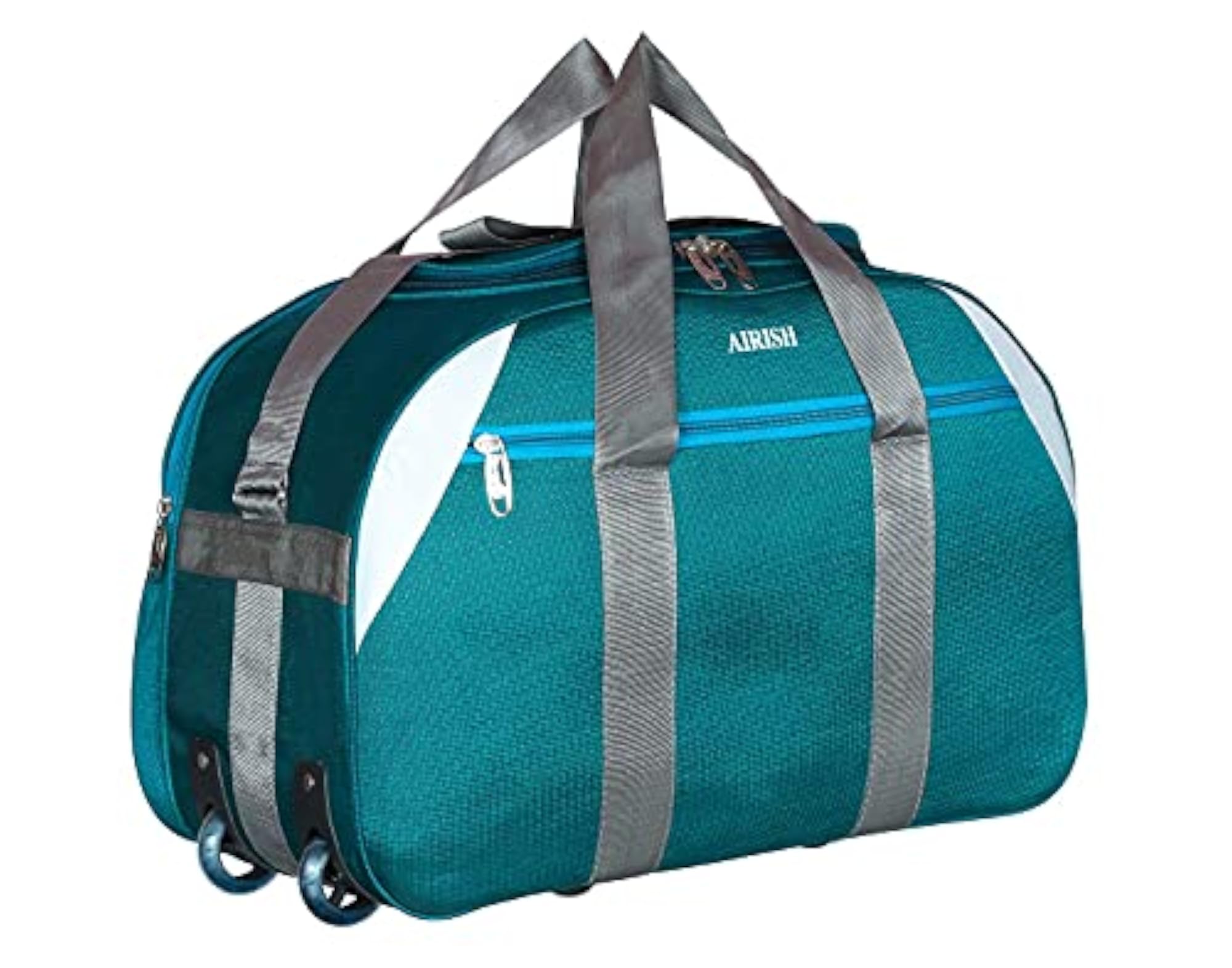 30 Cms Green Polyester Duffle Bag, Compact Design