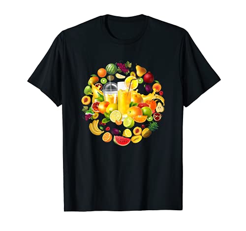 Zumo de frutas Batido de frutas saludable Camiseta