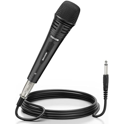 Microphone Dynamique TONOR avec Câble XLR 5M Cover