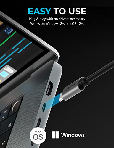 SABRENT USB Type-C Card Reader, Dual-Slot UHS-II SDXC and