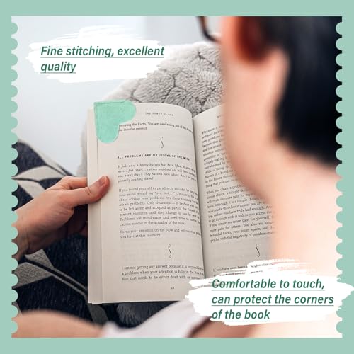 Image of Leather Heart Bookmark - Winjeto 6PCS Book Marks for Reading Women Gifts | Book Lovers Club Gifts | Cute Bookmarks | Gifts for Readers Teachers | School Office Home Supplies Accessories Stationary
