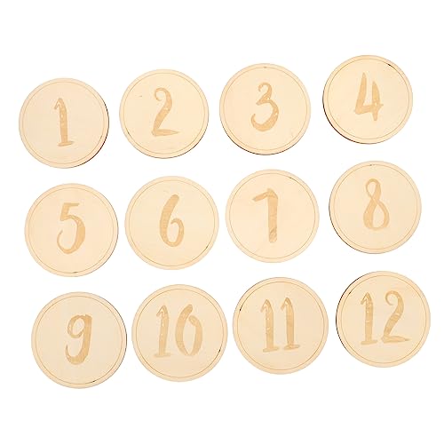 Cartes Mensuelles en Bois pour Bébé | 12 Jalons de Croissance Garçon et Fille