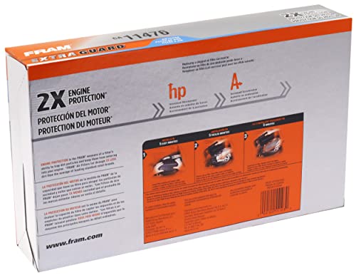 Fram Extra Guard Ca11476 Replacement Engine Air Filter For Select Honda Accord And Acura Tlx (2.4L) Models, Provides Up To 12 Months Or 12,000 Miles Filter Protection #TOP3
