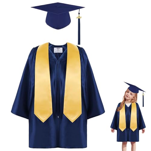 Ensemble robe préscolaire 2025 et cape académique de qualité pour enfants