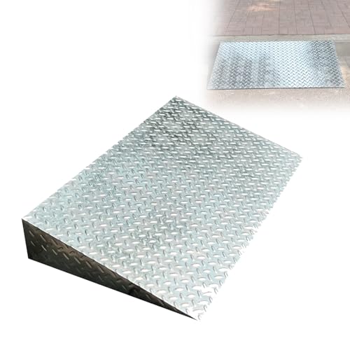 Rampa de Acero Inoxidable para Bordillo 100x30x10 cm