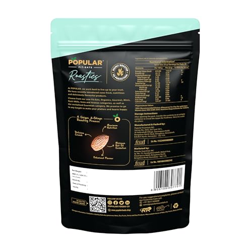 Image of Popular Roasties Dry Roasted Almond Classic Salted, 500 Gm