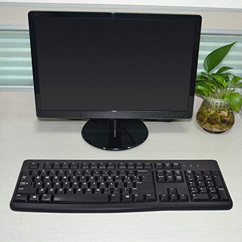 [2 Pack] Universal English Keyboard Stickers, Replacement English Keyboard Stickers With Black Background And White Lettering, Each Unit: 0.43" X 0.51" -Matte #TOP6