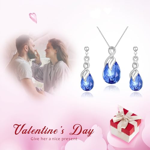 EleQueen Crystal Jewelry Set for Women - 61% Off $9.79 - Image 5