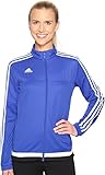 adidas Women's Soccer Tiro 15 Training Jacket, Bold Blue/White/Black, Large
