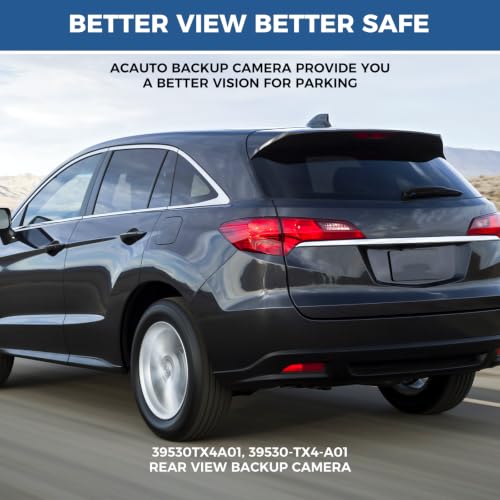 Image of 39530-TX4-A01 Rear View Backup Reverse Camera Fit for Acura RDX 2013-2015 Parking Back Up Assist Camera Replace#39530TX4A01