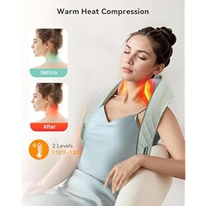 Snailaxcordlessneckshouldermassagerwithheat4ddeeptissuekneadingshiatsubackmassagerpillowforneckshoulderchristmasgiftsformenwomen Urban Country Home Decor Snailax cordless neck shoulder massager with heat 4d deep tissue kneading shiatsu back massager pillow for neck shoulder christmas gifts for men women urban country home decor