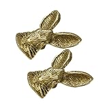 KITANDOVE 2stücke Süße Hasen-ziehgriffe Einfache Installation Langlebig Für Schränke Und Möbelausstattung Für