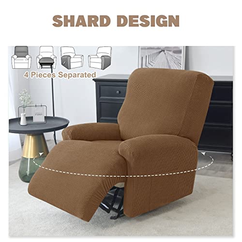 Funda sillón reclinable elástica protector de muebles lavable 5