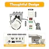 Industrial Sewing Machine Servo Motor, 600W Electric Brushless Sewing Machine Motor Controller for Industrial Sewing 100 Stitches/min, 500-4500RPM