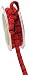 May Arts 3/8-Inch Wide Ribbon, Red Chenille Dots