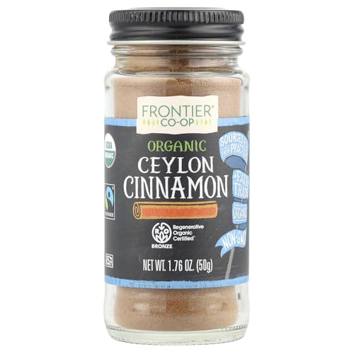 Frontier Co-op Organic Ceylon Cinnamon, 1.76 oz (50 g)