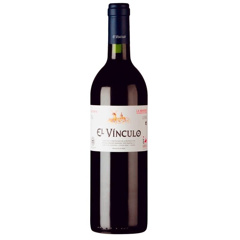 El Vínculo Reserva es un vino tinto español con 15% de alcohol, con cuerpo intenso y sabor profundo que resalta la tradición de la crianza en España.| 1 botella