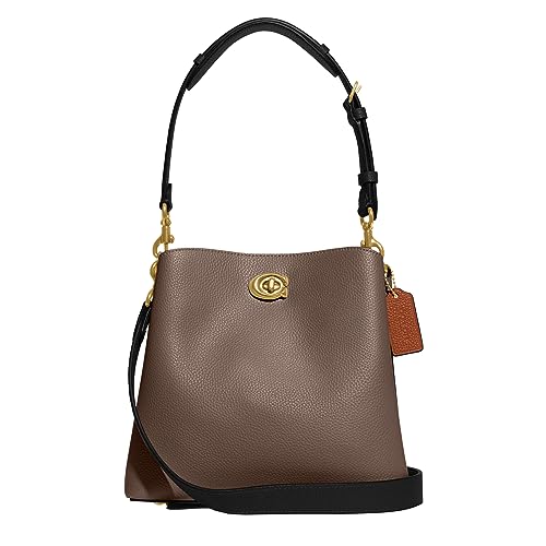 Coach Color-Block Leather Willow Bucket