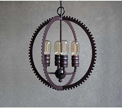 Lustre industriel E27 chic pour éclairage d'hôtel et salon américain moderne