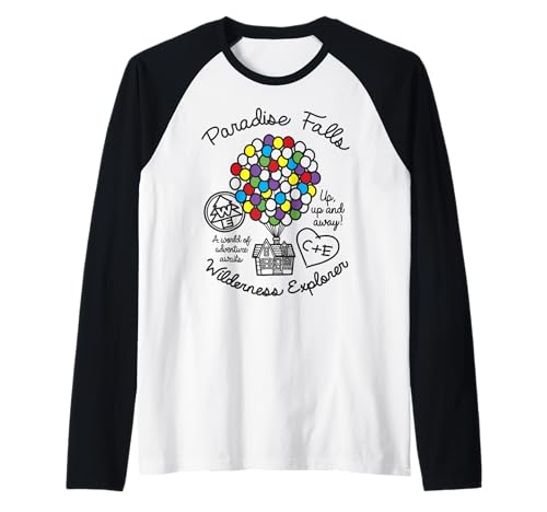 T-shirt Disney Pixar Up manches raglan avec silhouette de ballons
