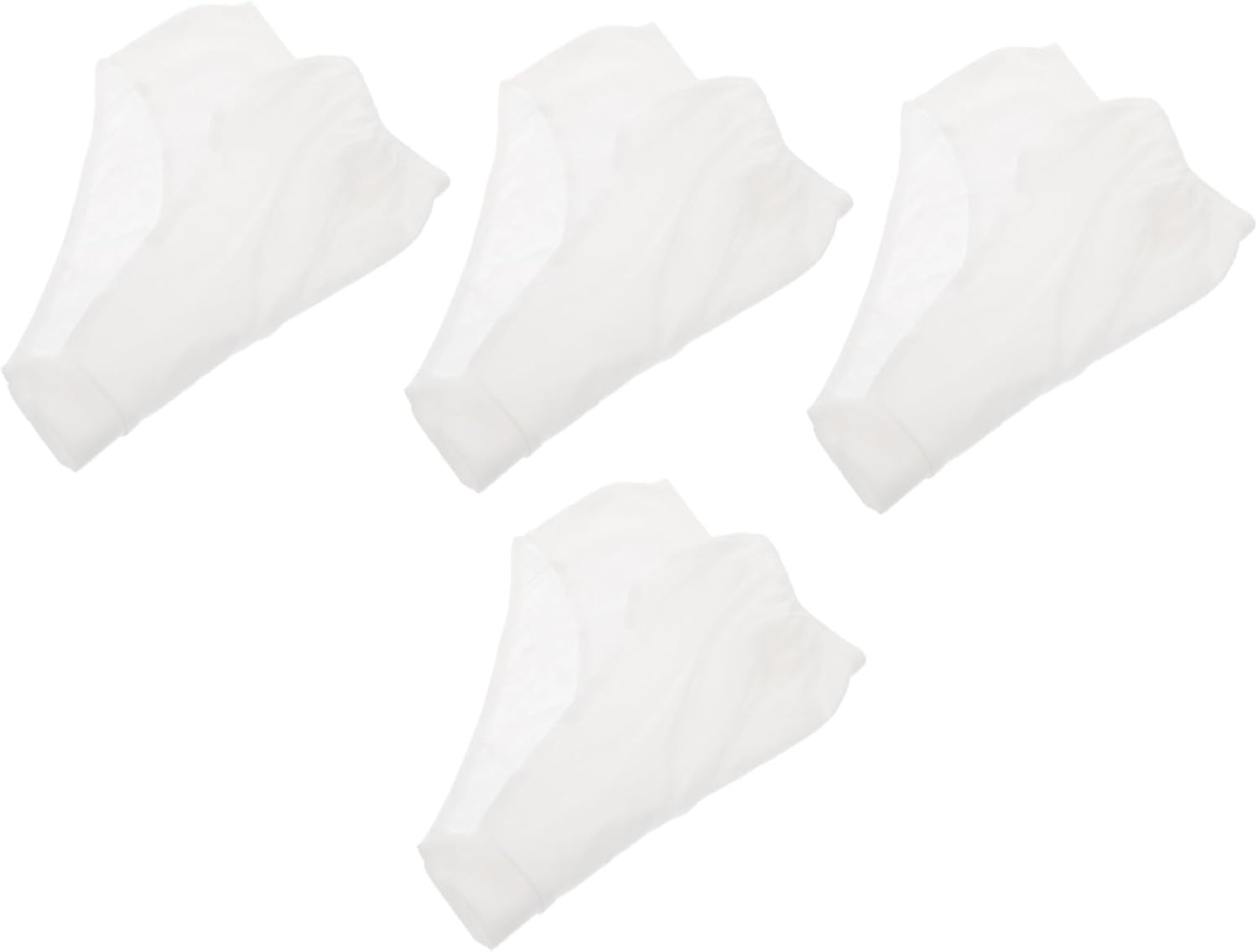 4pcs Disposable Maternity Panties Soft Postpartum Underwear for Childbirth Menstrual Use Breathable Skin-friendly White