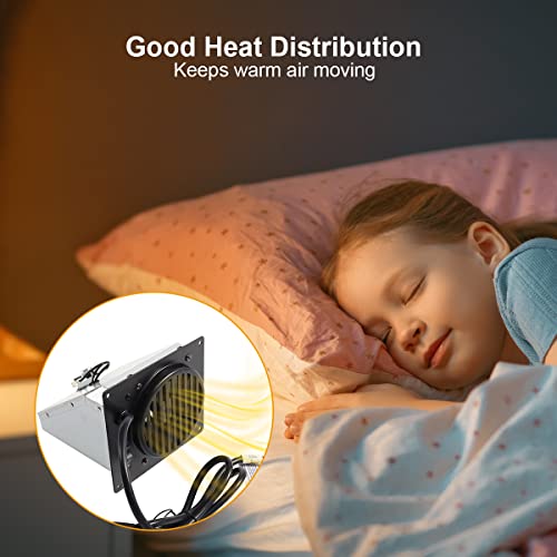 Fireplace Blower Thermostat Controlled Fan Replacement for Mr. Heater, Dyna-Glo GBF30DTDG-2 BF30NMDG-4 BF30PMDG Vent-Free Wall Heater Fan by MixRBBQ - Image 7