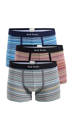 Paul Smith Men's 3 Pack Multi Stripe Trunks