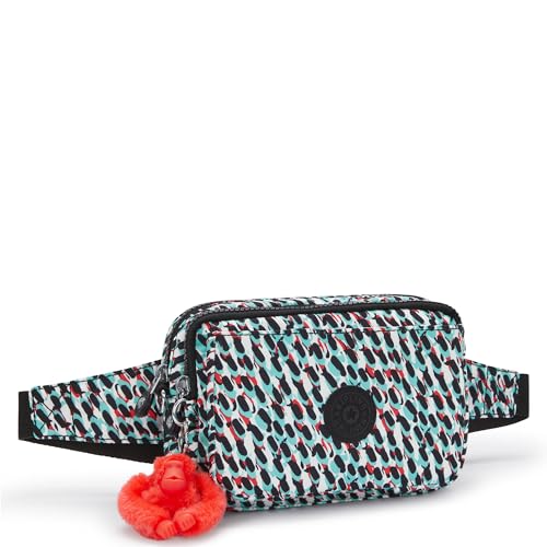Image of Kipling Women's Abanu Medium Crossbody Bag, Lightweight, Adjustable Nylon Waist Pack with Multi-Compartment Zip Pockets
