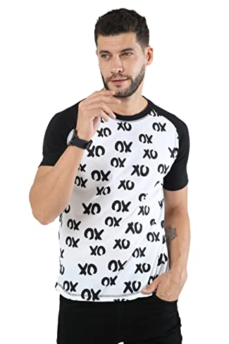 Image of fanideaz Mens Cotton Half Sleeve Striped Round Neck T Shirt