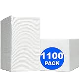 1100 Pack Cocktail Napkins Paper - Quality 3-Ply White Beverage Napkins - Restaurant, Event, Bar Nap