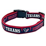 NFL PET Collar Houston Texans Dog Collar, Small Football Team Collar for Dogs & Cats. A Shiny & Colorful Cat Collar & Dog Collar Licensed by The NFL